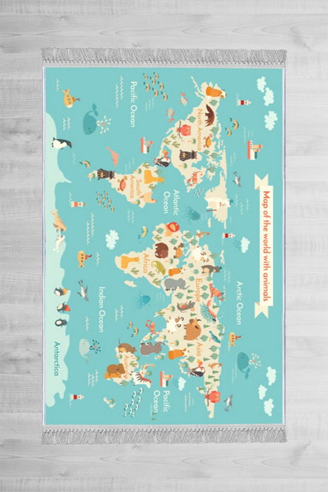 Conceptum Alfombra de Pasillo ELS577 Multicolor 100 x 150 cm